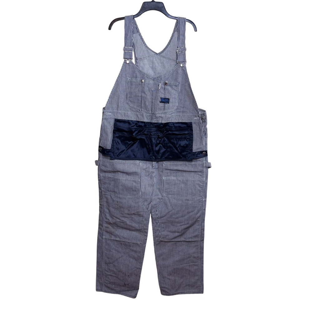 Sears Vintage 60s/70s Union Made Overalls Mens 42"x29" Hickory Stripe Workwear
